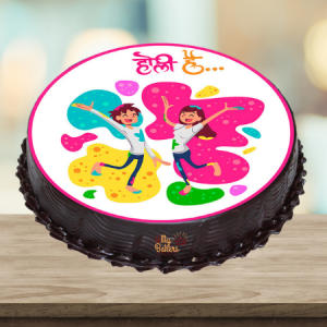 Cake For Holi 