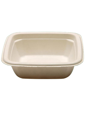 Biodegradable square bowl 180 ml pack of 50