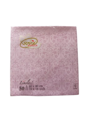 Luxury Premium Designer Cloth Napkin Pink 40 x 40 cm pack of 50