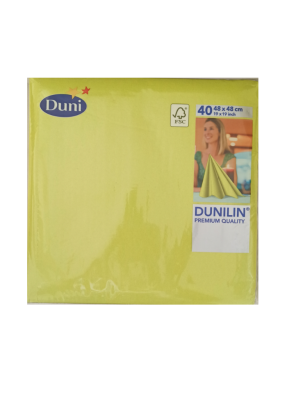 Luxury Premium Designer Cloth Napkin Kiwi 48 x 48 cm pack of 40