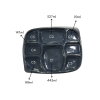 8 CP Deluxe Meal tray with lid Black pack of 50