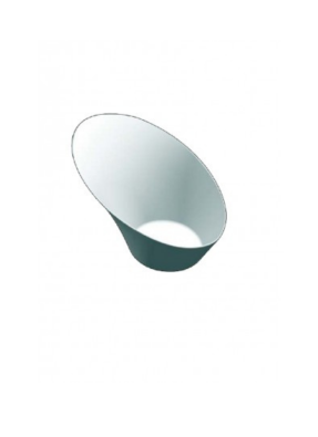 Bunny bowl slant Black & White pack of 10