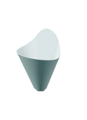 Cone small Black & White pack of 10
