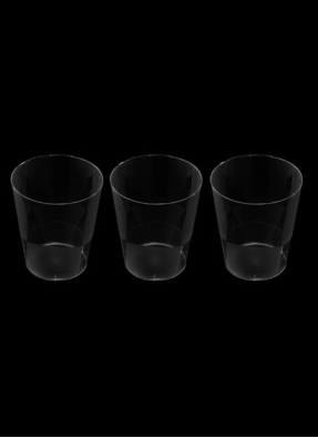 Frosted glass Transparent 200 ml pack of 10