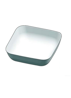Mini square bowl Black & White pack of 10