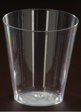Plain glass Transparent 250 ml pack of 10