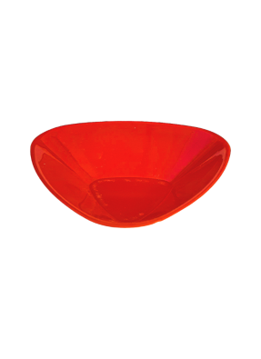 Vicks plate small 2.5x2.5 inch Red pack of 10