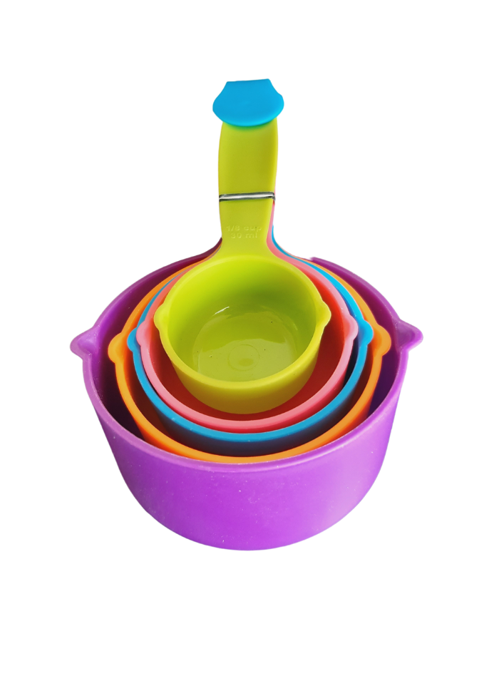 Measurment cup mix colour set 5 pieces pack of 1
