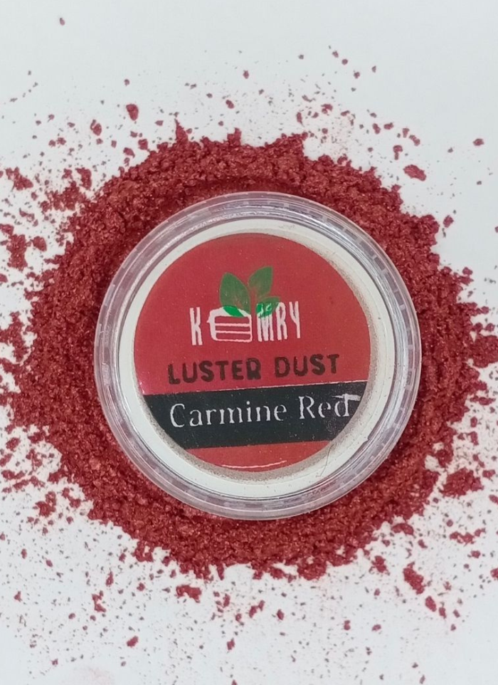 Carmine Red Edible Luster Dust
