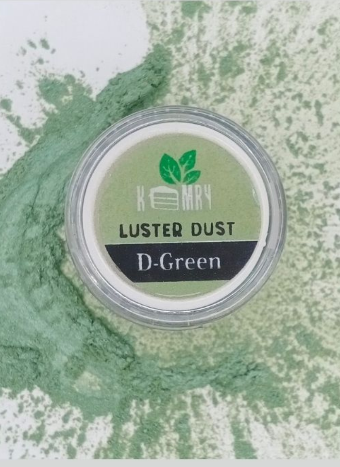D-Green Edible Luster Dust