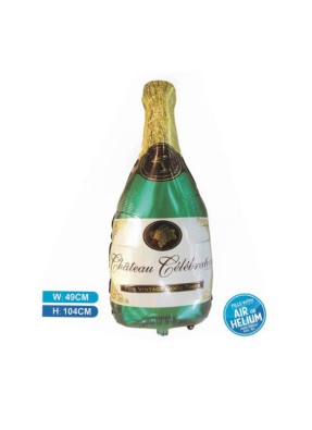 Champange bottle foil ballon pack of 1