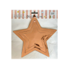 Star paper hanging 3D 11 pieces Rose Gold pack of 1