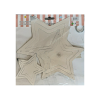 Star paper hanging 3D 11 pieces Silver pack of 1